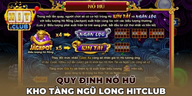 Quy định nổ hũ Kho tàng ngũ long Hitclub